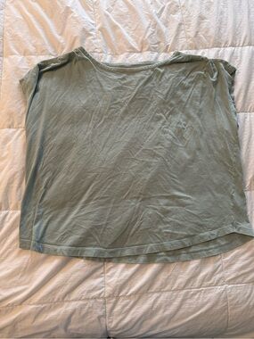 Target Women's Short Sleeve Relaxed Top in Sage Green